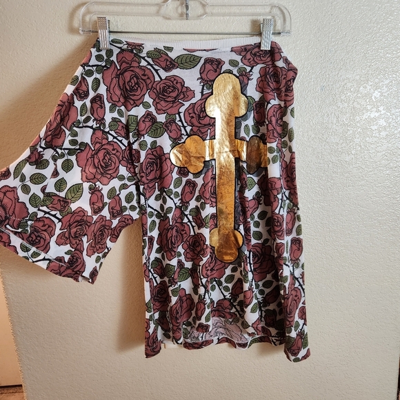 Wildfox The Princess Bride One Sleeveless Rose Gold Cross Boho Top - Picture 8 of 10